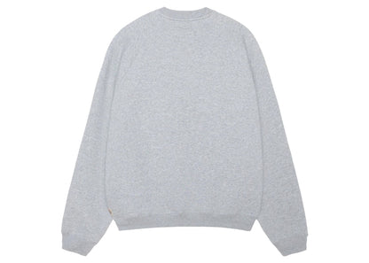Stussy Fleece Raglan Crew Grey Heather