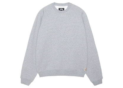 Stussy Fleece Raglan Crew Grey Heather