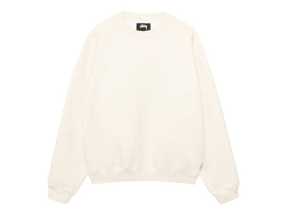 Stussy Fleece Raglan Crew Natural