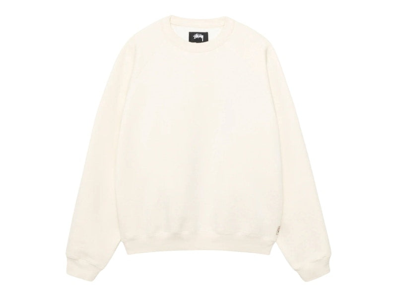 Stussy Fleece Raglan Crew Natural