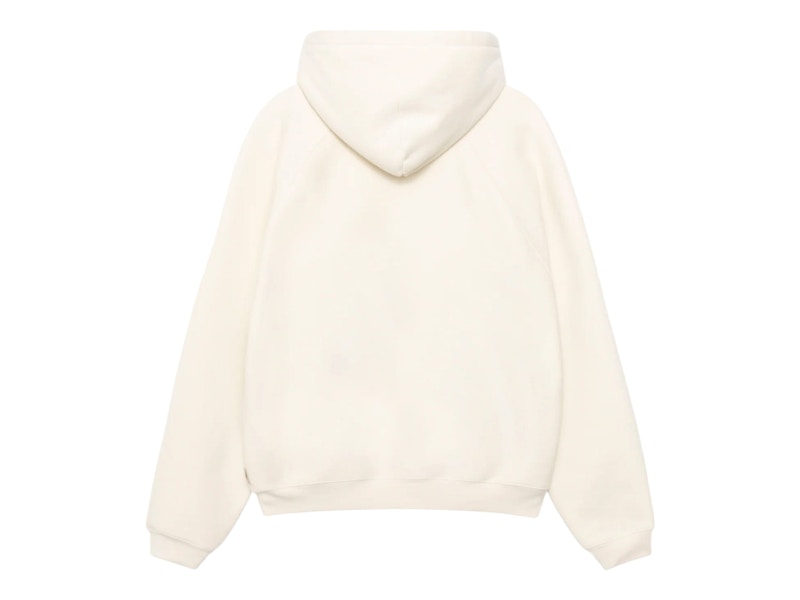 Stussy Fleece Raglan Hoodie Natural