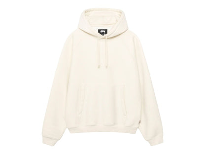 Stussy Fleece Raglan Hoodie Natural