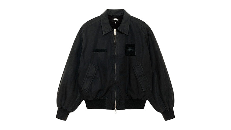 Stussy Flight Bomber Jacket Black
