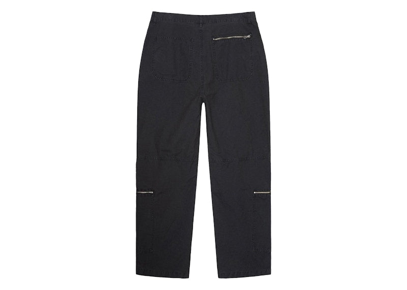 Stussy Flight Ripstop Pigment Dyed Pant Black