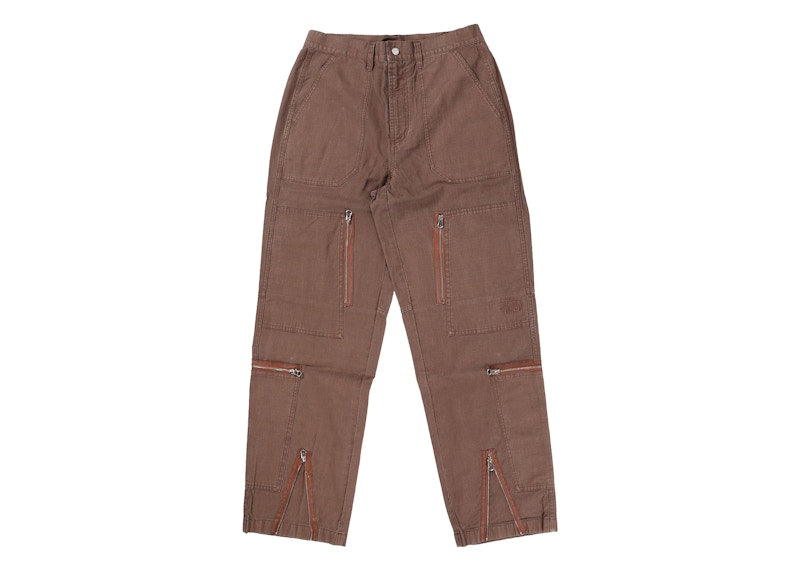 Stussy Flight Ripstop Pigment Dyed Pant Brown