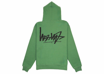 Stussy Flipped Zip Hoodie Green