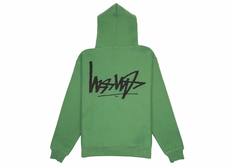 Stussy Flipped Zip Hoodie Green