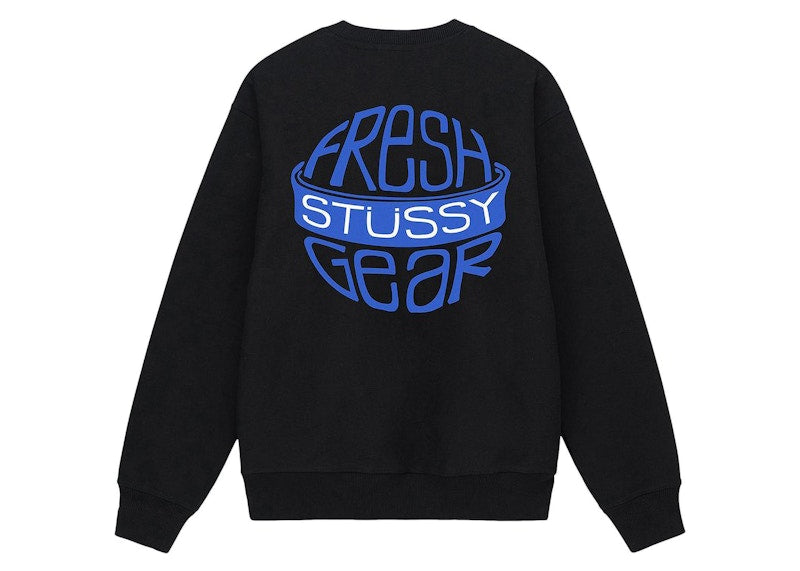 Stussy Fresh Gear Crewneck Black