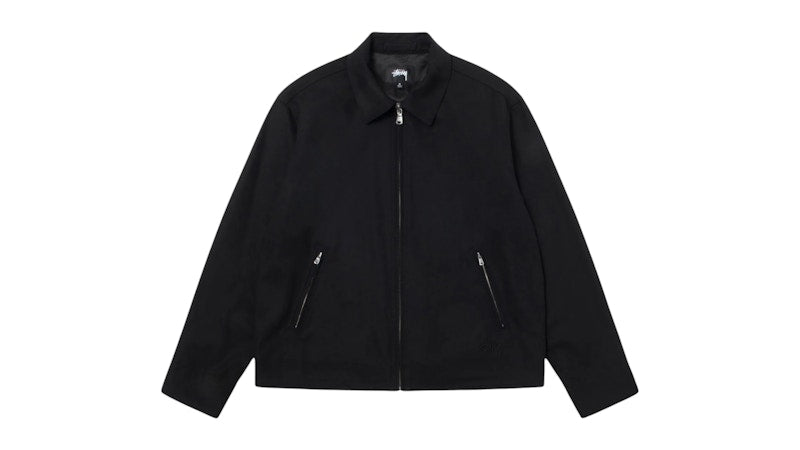 Stussy Gabardine Garage Jacket Black