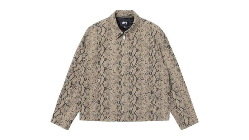 Stussy Gabardine Garage Jacket Snake