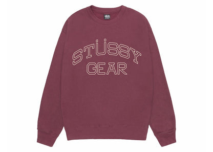 Stussy Gear Crew Oxblood