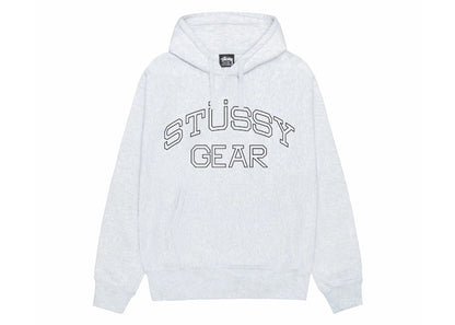 Stussy Gear Hoodie Ash Heather