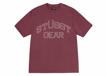 Stussy Gear Tee Oxblood