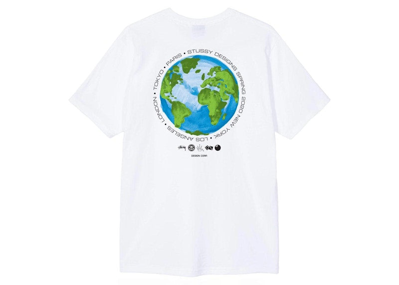 Stussy Global Design Corp Tee White