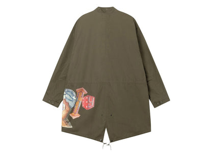 Stussy Goldie Fishtail Parka Olive