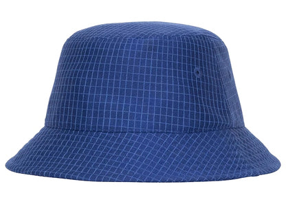 Stussy Grid Basic Bucket Hat Blue