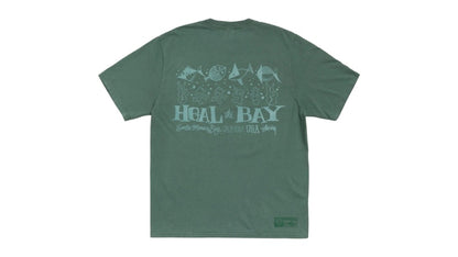 Stussy Heal The Bay 40 Pigment Dyed Tee Pine