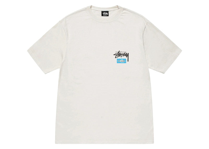 Stussy Heal The Bay Pigment Dyed Summit To Sea Tee Natural