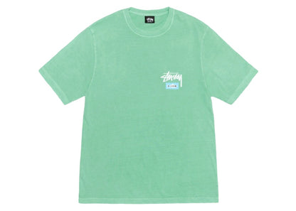 Stussy Heal The Bay Pigment Dyed Summit To Sea Tee Seafoam