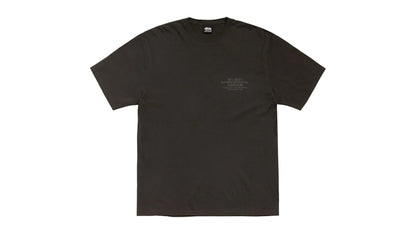 Stussy International Design Pigment Dyed Tee Faded Black