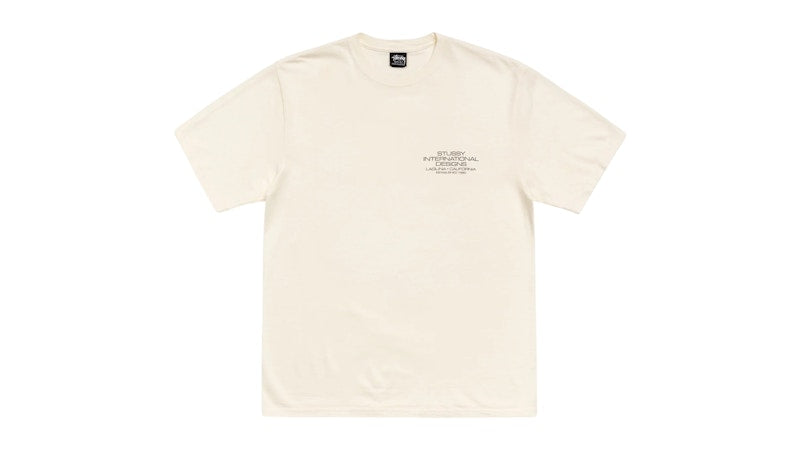 Stussy International Design Pigment Dyed Tee Ivory
