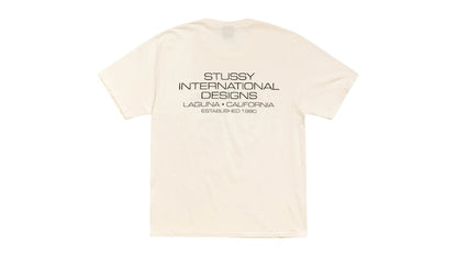 Stussy International Design Pigment Dyed Tee Natural