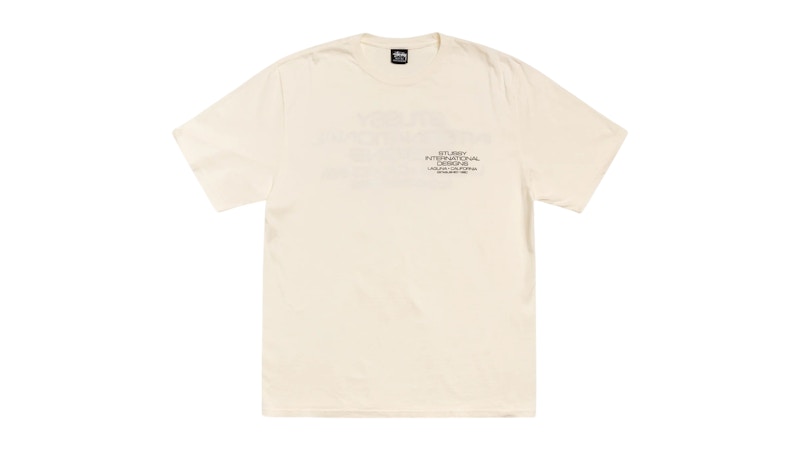 Stussy International Design Pigment Dyed Tee Natural