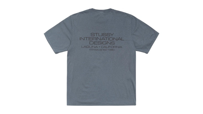 Stussy International Design Pigment Dyed Tee Navy