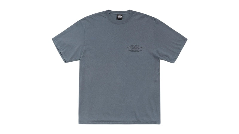 Stussy International Design Pigment Dyed Tee Navy