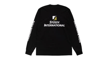 Stussy International L/S Tee Black