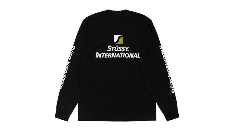 Stussy International L/S Tee Black