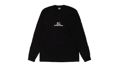 Stussy International L/S Tee Black
