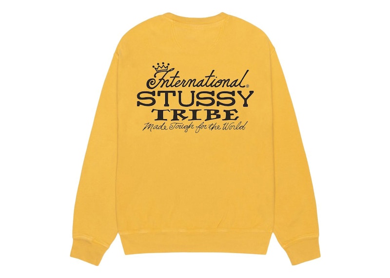 Stussy Ist Pigment Dyed Crewneck Honey
