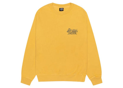 Stussy Ist Pigment Dyed Crewneck Honey