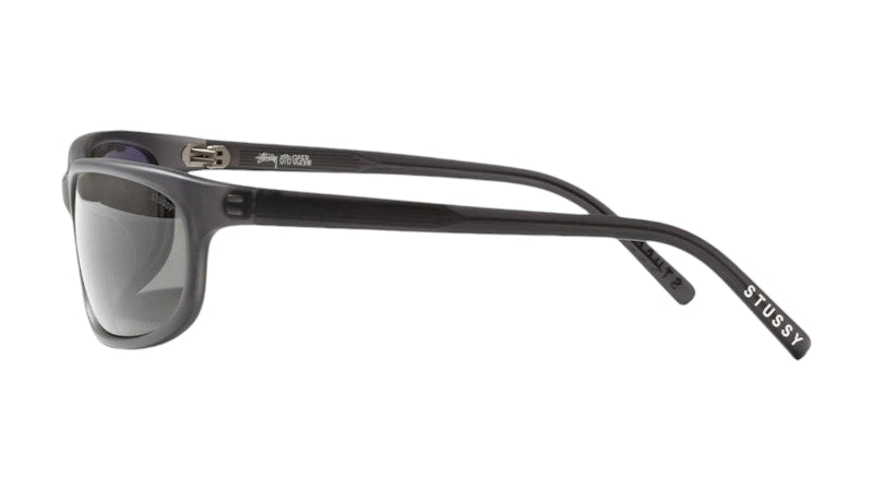 Stussy Julian Sunglasses Frost Black/Black Lens