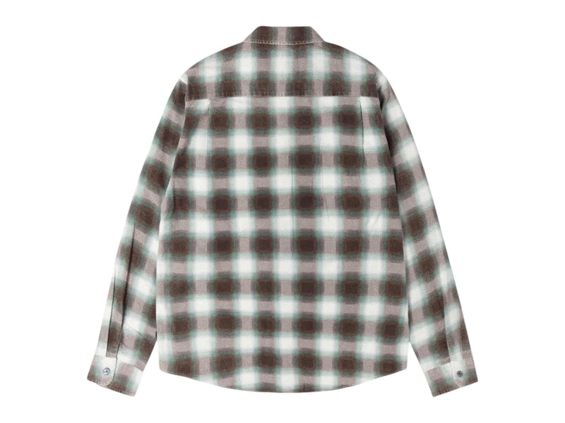 Stussy June Plaid Shirt Bone