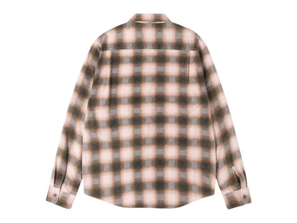 Stussy June Plaid Shirt Rose