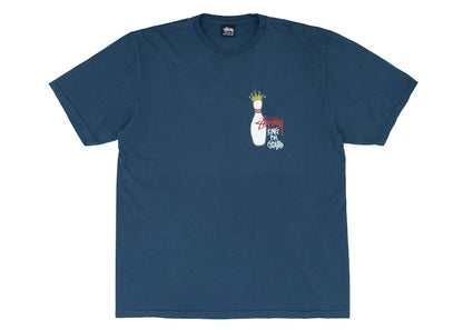 Stussy Kingpin Pigment Dyed T-shirt Navy