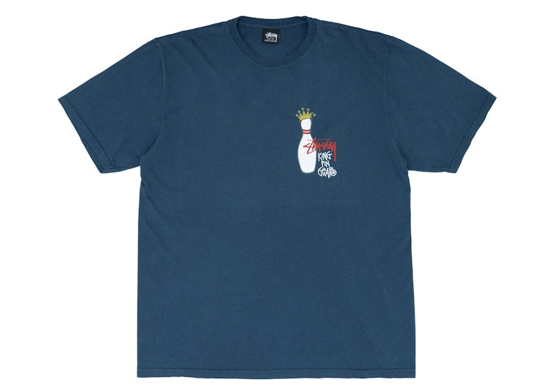 Stussy Kingpin Pigment Dyed T-shirt Navy