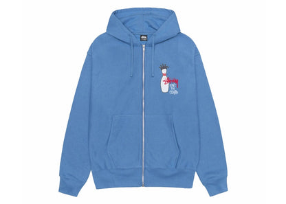 Stussy Kingpin Zip Hoodie Pacific