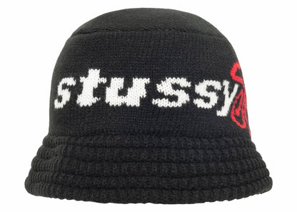 Stussy Knit Sport Bucket Hat Black