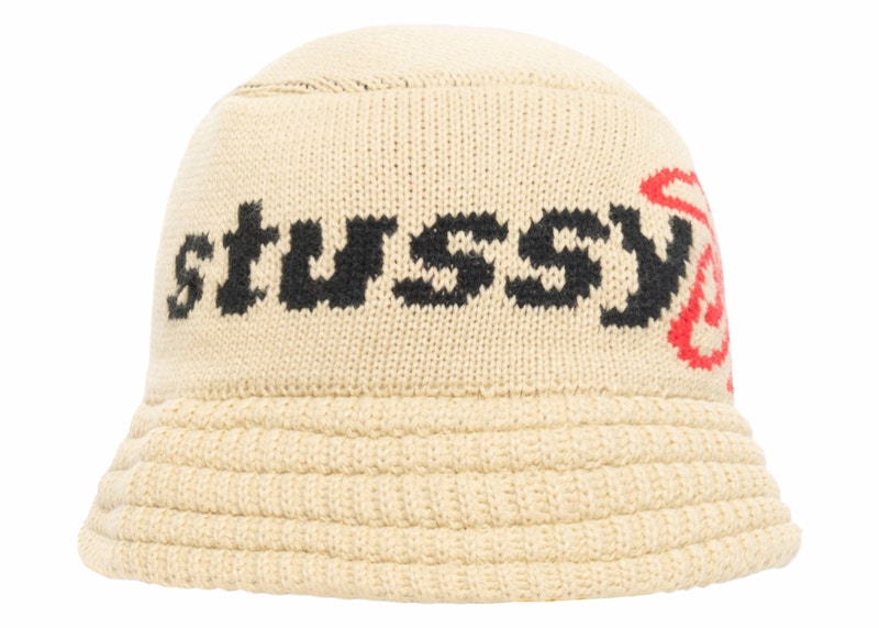 Stussy Knit Sport Bucket Hat Khaki