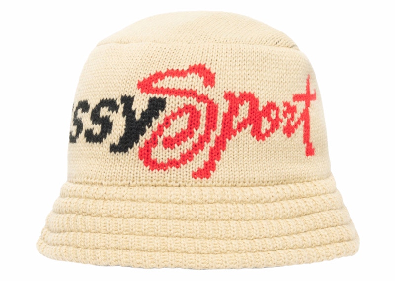 Stussy Knit Sport Bucket Hat Khaki