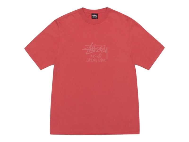 Stussy Laguna USA Pigment Dyed Tee Guava