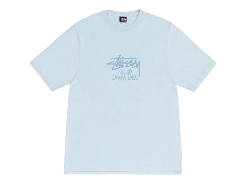 Stussy Laguna USA Pigment Dyed Tee Sky Blue