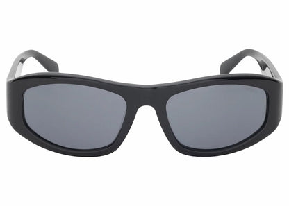 Stussy Landon Sunglasses Black/Black Lens