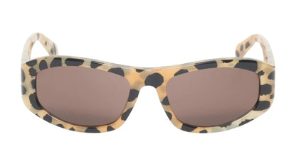 Stussy Landon Sunglasses Cheetah/Dark Brown Lens