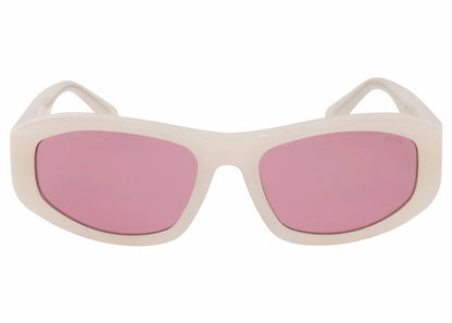 Stussy Landon Sunglasses Cream/Pink Lens