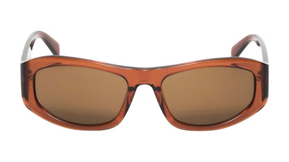 Stussy Landon Sunglasses Dark Brick/Brown Lens