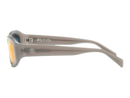 Stussy Landon Sunglasses Grey/Silver Flare Lens